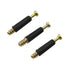 50 Sets Furniture Connecting Cam Lock Fittings with Dowel, Cam Lock Nuts and Screws for Wardrobe and Cabinet