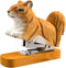Wooden Animal Stapler - Desktop Stitcher Art Figurine for School Office Stationery (Squirrel)