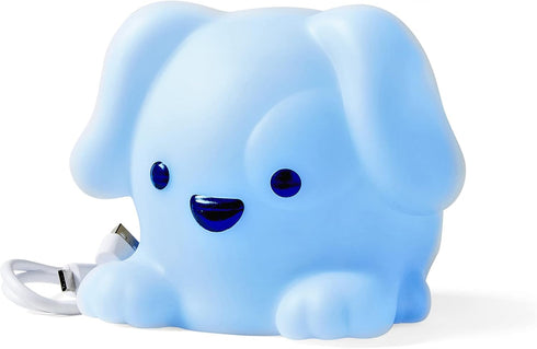 hand2mind PAWZ The Calming Pup, Rechargeable Animal Night Light for Kids Anxiety Relief