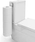 Conworld Toilet Paper Holder for 4 Roll Tissue, Over The Tank Toilet Paper Holder, Stainless Steel Rustproof Wall