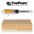 1/4 Inch 1/2 Inch 1 Inch FivePears Pattern Flush Trim Router Bit Shank, Cutting Diameter, Cutting Length, Top Bearing