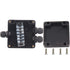 Watertight Junction Box, IP67 Waterproof Electrical Project Box with 4P 15A Barrier Terminals, 1 in/2 Out Cable Glands