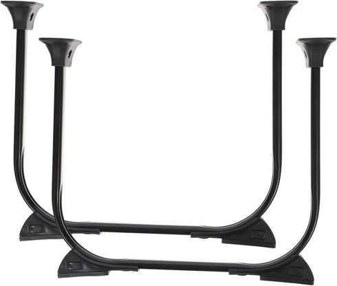 Holibanna 2pcs Foldable Hairpin Table Legs Metal Furniture Legs for Coffee Table