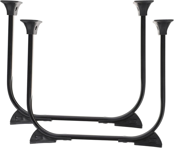 Holibanna 2pcs Foldable Hairpin Table Legs Metal Furniture Legs for Coffee Table