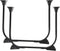 Veemoon 2pcs Heavy Duty Folding Hairpin Table Legs Metal Furniture Legs for