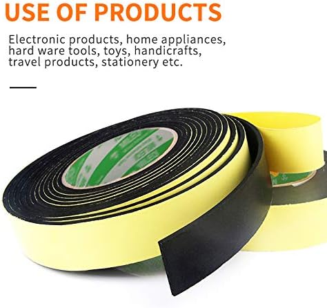Foam Insulation Tape, Waterproof Adhesive for Plumbing, HVAC, and Weather Stripping (33 Ft-1/8" x 2")