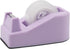 ROSEUP Desktop Tape Dispenser Heavy Duty Desk Accessories Floral Office Tape Dispensers, Weighted Non-Skid Base, Macaron Purple by ROSEUP