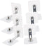 BESPORTBLE 6pcs -tip Furniture Wall Anchors for Proofing Secure Cabinets Dressers Bookcases