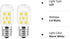LED Microwave Light Bulb, Over Stove Appliance, 40W Incandescent Equivalent, E17 Dimmable, 2 Pack
