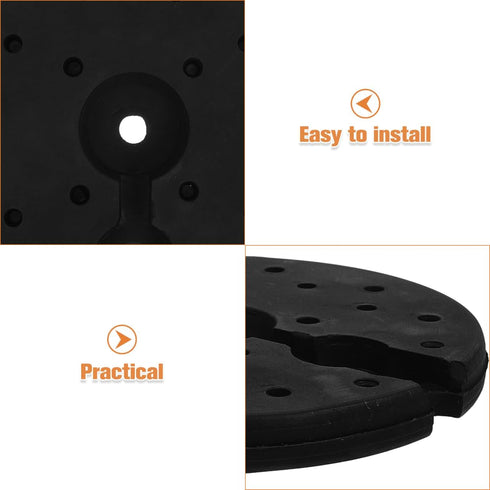 Counterweight POPETPOP Heavy Duty Plastic Lamp Base Weight Sturdy Table and Floor Lamp Chassis for Stability Corrosion