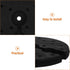 Counterweight POPETPOP Heavy Duty Plastic Lamp Base Weight Sturdy Table and Floor Lamp Chassis for Stability Corrosion