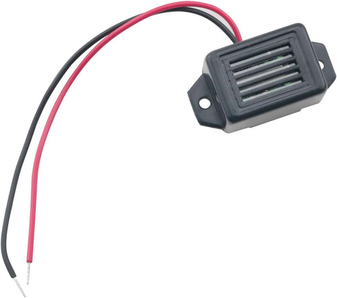 CHENJIN 2PCS 12V 400Hz Electronic Buzzer Alarm Plastic Buzzer Continuous Audible Loud Tone Piezo Alarm for Computer