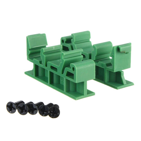 Set of 5 PCB Din C45 Rail Adapter Circuit Board Mounting Bracket Holder, 35mm
