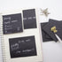 Black Sticky Notes - Self-Stick Note Pads, Easy to Post for Office, School, Home, 6 Pads, 3 Sizes, 50 Sheets/Pad