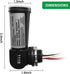 GBAYSA 1 Pack Outdoor Photoelectric Sensor,Dusk to Dawn Swivel Mount Conduit Lighting Control with Photocell,Automatic