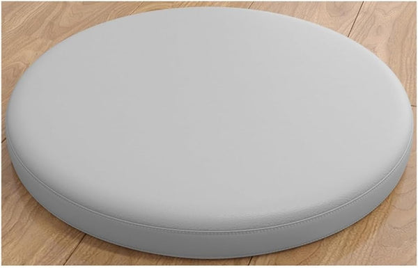 HCZKIUJ Leather Round Chair Cushion, Bar Stool Cushion, Card Seat/Window/Restaurant/Memory Foam Non-Slip Seat