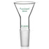 Glass Short Stem Powder Funnel, O.D. 50 mm at Top, Durable Borosilicate Glass Filter with 24/40 Inner Joint