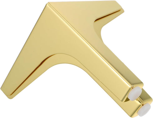 TEHAUX 2pcs Modern Metal Sofa Legs for Stability Triangle Feet for Easy