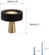 6 Set Solid Wood Knob Cabinet Door Handles - Pcs
