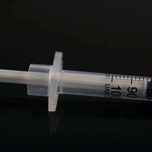 1ml 30 Gauge 1/2 inch Lab Supplies, Pack of 100, Individually Packaged for Scientific Measuring