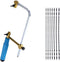 Heavy Duty Coping Saw for Woodworking, Fast Cutting Non-slip Hacksaw with 8 Pieces Scroll Saw Blades