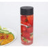 zmybcpack 24 Pack 10 OZ (300 ml) Clear PET Plastic Juice Bottles with Black Lids - Plastic Smoothie Bottles Ideal