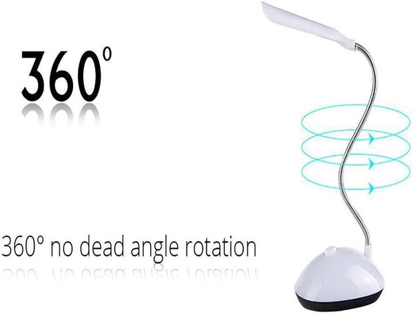 Qsvbeeqj 360 Sunset Battery Powered LED Desk Lamp Degree Rotation Reading Table Night Light Projector Lamp