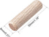 uxcell Wooden Dowel Pin, 0.31"x1.18"(8x30mm) Fluted Beveled Hardwood, 20pcs Kiln Dried