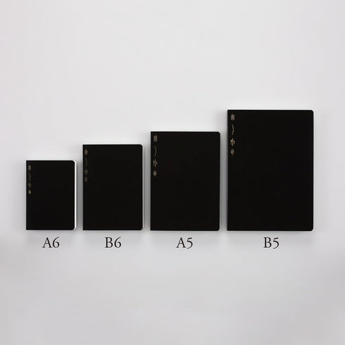 Nitoms S4103 STALOGY Notebook, A6, Squared, 365 Days, Black