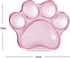Hunfuthr Cat Paw Mouse Wrist Rest, Pink Gel Clear Mouse Wrist Support Pad, Cute Ergonomic Wrist Cushion for Mouse, Soft