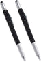 Multi-word 2PCS 6 in 1 Multi Function Tool Ballpoint Pen with Ruler, Screwdriver, Touch-Screen Pen