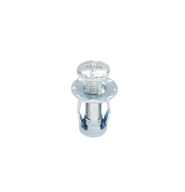 binifiMux 10-Pack M6x25mm Jack Nuts - Petal Nuts Expansion Fixings with Screws for Hollow Wall Iron Skin Use