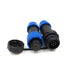 SD13 7PIN Waterproof Connector, IP68 5A 380V AC High Voltage Circular Automotive Power Plug Socket