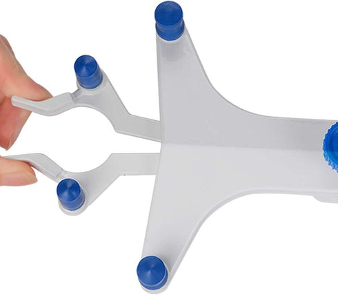 StonyLab Adjustable Double Burette Clamp, Butterfly Style Spring Loaded Lab Accessory for Laboratory