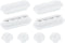 uxcell 4Set Toilet Seat Buffer, Anti-Slip Plastic Toilet Seat Bumper Kit, Universal