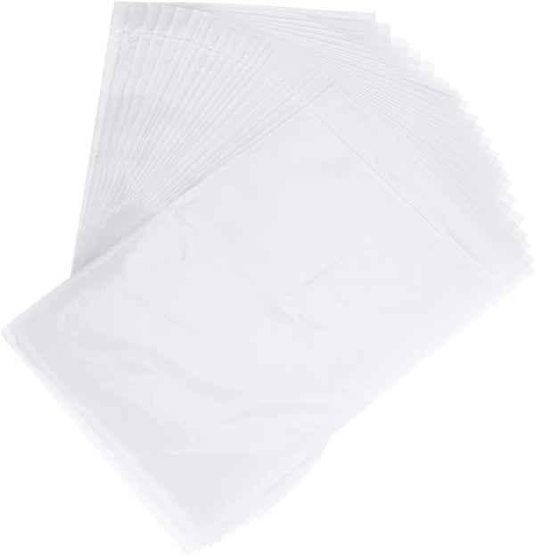 PATIKIL 6x8.6" Clear Packing List Envelope, 200 Pack Plastic Waterproof Self-Adhesive Side Loading Mailing Invoice
