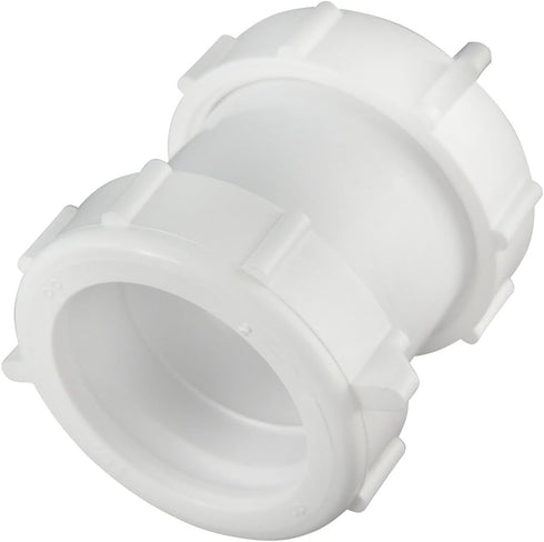 Plumb Pak 46WK Extension Coupling; 1-1/2-Inch or 1-1/4-Inch by 1-1/2-Inch, White