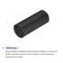 MECCANIXITY 15Pcs Heat Shrink End Cap, 15mm ID x 45mm L, Black Waterproof Adhesive for Electrical Wire Cable