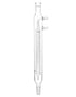 QWORK Glass Reflux Condenser 24/40, Large Cooling Capacity, Borosilicate Glass, 175mm Coil Length