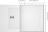 JiaWei Binder - 3 Pack Storage Folders Box with Magnetic Closure, Letter Size Binder, 300 Sheets Capacity