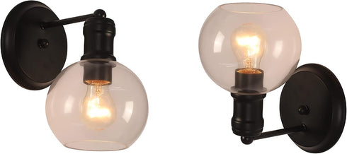 Chloe Lighting 1 6" OXA Transitional Light Matt Black Indoor Wall Sconce Wide