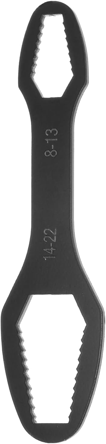 Double-Ended Torx Wrench 9/18"-1/2"(8-22mm), Multifunctional Universal Self-Tightening Wrench Tool