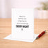 Generic CAPYTINI Funny Birthday Card Dinner Every Night Joke Relatable Humor Adult Gift Friend