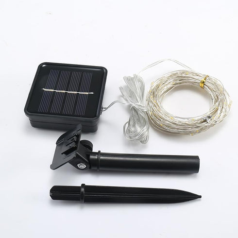 WESEN 300 Outdoor-2Pack, 110FT 8 LED Christmas String Lights Indoor Solar String Lights with Lighting Modes, Twinkle