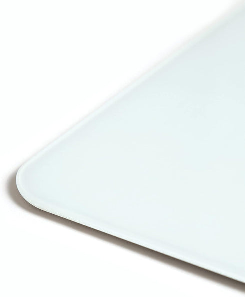 U Brands Magnetic Cubicle/Wall Glass Dry-Erase Board, 20 X 16 Inches, White Frosted Surface, Frameless Design