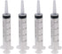 4 Pack Capacity Syringe Pump, 20ml 60ml Large Plastic Syringe Measuring Tools for Dispensing Multiple Uses