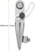 Wing Divider Compass, 4 Inch Adjustable Lockable Woodworking Compass with Pencil Holder for Geometry Drawing