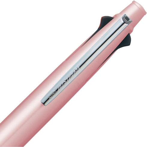 Uni Jetstream Multi Function Pen, 4 Color Ballpoint Pen, Light Pink Barrel