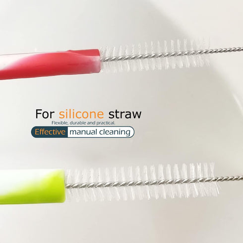 GFDesign Drinking Straw Cleaning Brushes Set - Pipe Tube Cleaner with Nylon Bristles - Set of 4