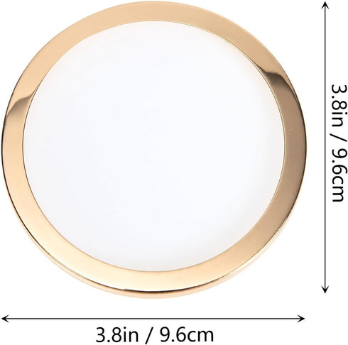 Kisangel Dustproof Lampshade Cover with Shiny Iron Ring Ceiling Lamp Shade Protector Dust for Chandelier and Lamp Decor
